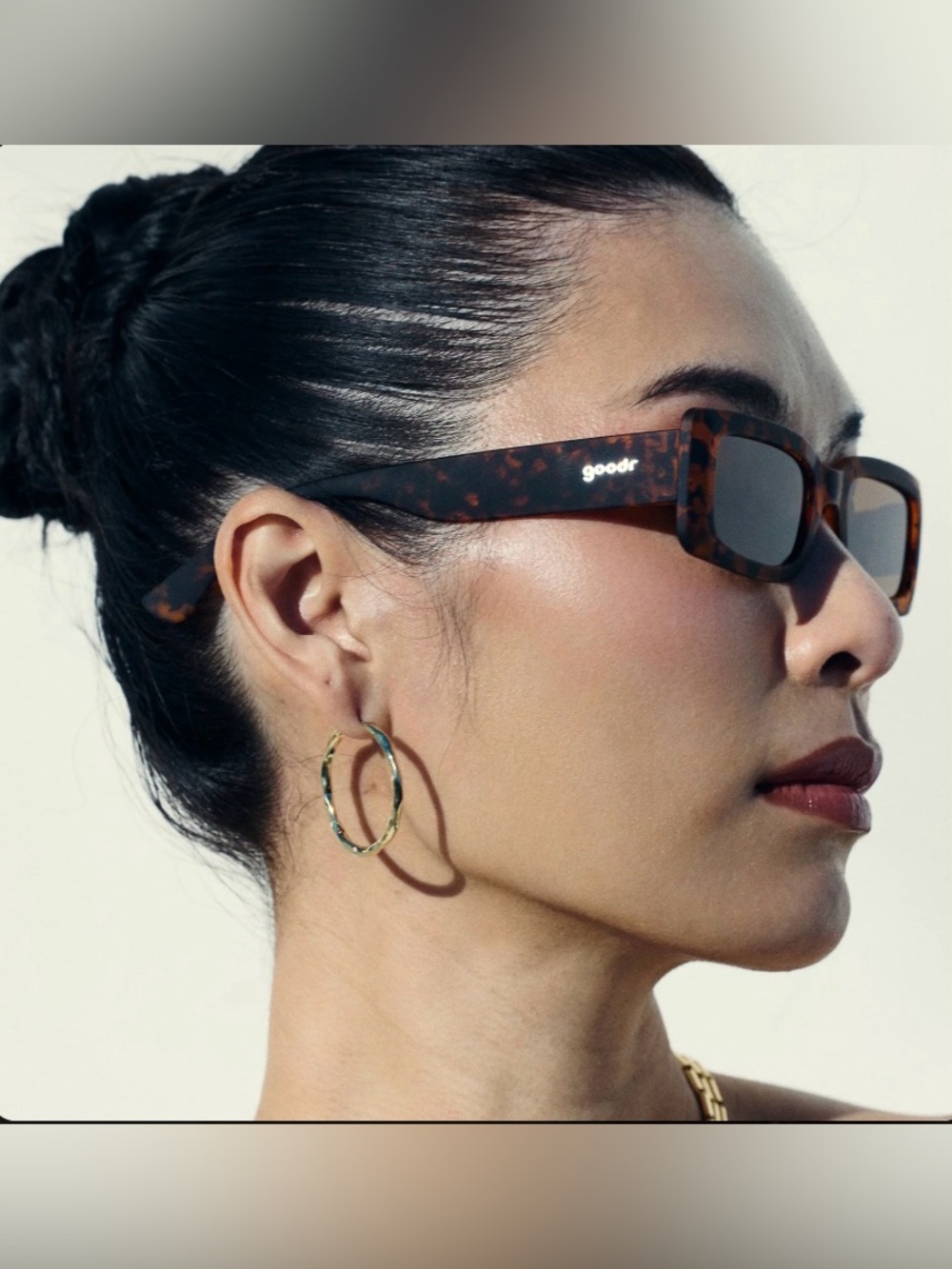 Goodr LUXE G Tortoiseshell Sunglasses - Brown